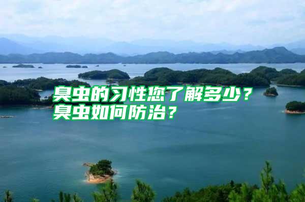 臭蟲的習性您了解多少？臭蟲如何防治？