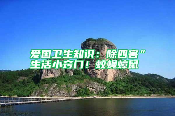 愛國衛(wèi)生知識：除四害”生活小竅門！蚊蠅蟑鼠