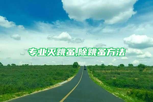 專業(yè)滅跳蚤,除跳蚤方法