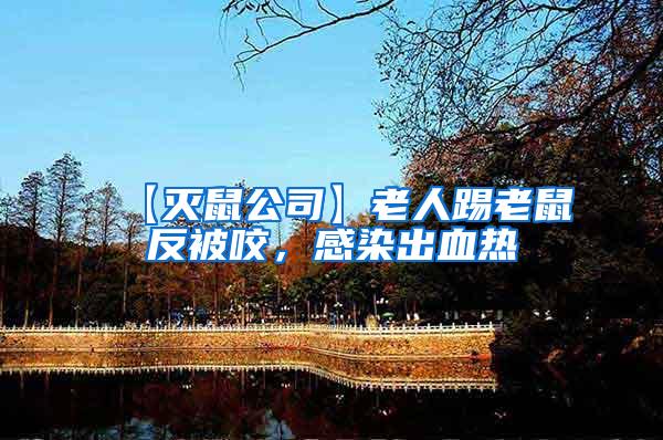 【滅鼠公司】老人踢老鼠反被咬，感染出血熱