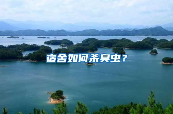 宿舍如何殺臭蟲？