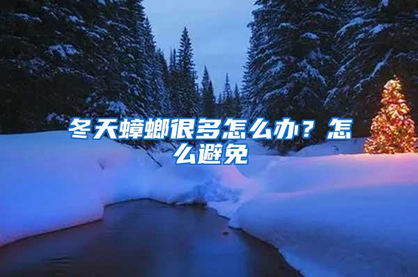 冬天蟑螂很多怎么辦？怎么避免