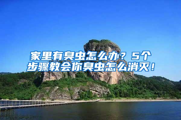 家里有臭蟲怎么辦？5個(gè)步驟教會(huì)你臭蟲怎么消滅！