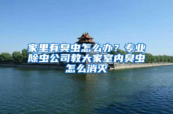 家里有臭蟲怎么辦？專業(yè)除蟲公司教大家室內(nèi)臭蟲怎么消滅
