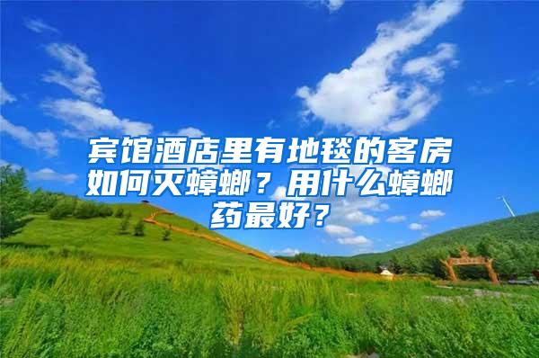 賓館酒店里有地毯的客房如何滅蟑螂？用什么蟑螂藥最好？