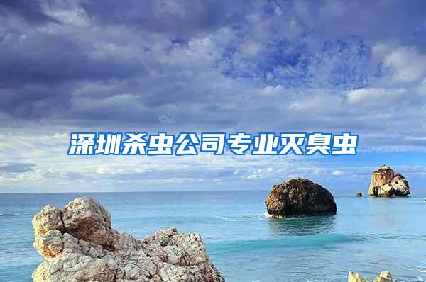 深圳殺蟲公司專業(yè)滅臭蟲