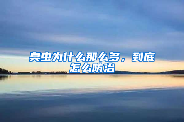 臭蟲為什么那么多，到底怎么防治